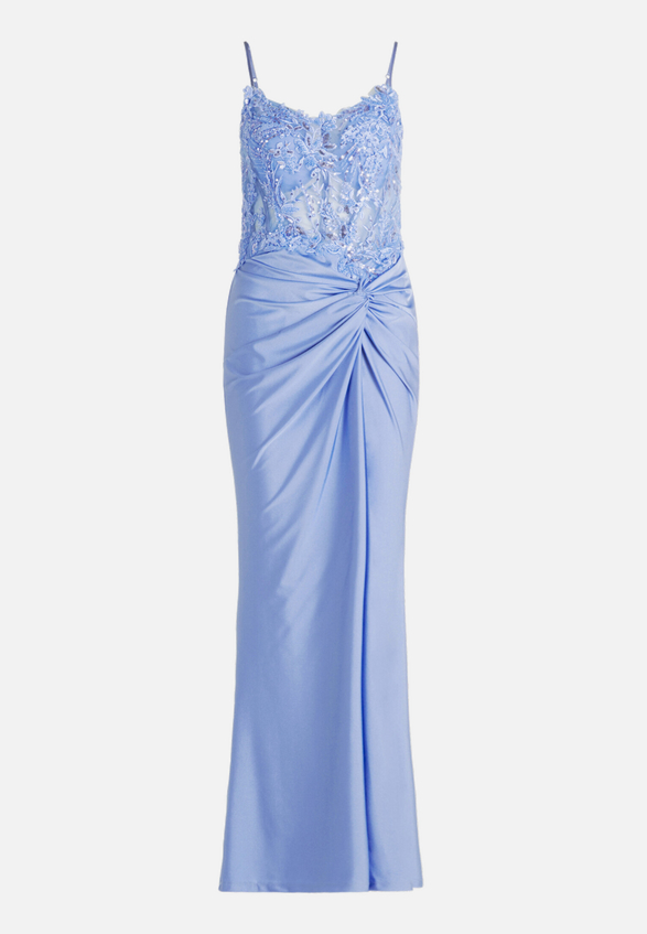 Abendkleid mit Stickerei / Vorderseite