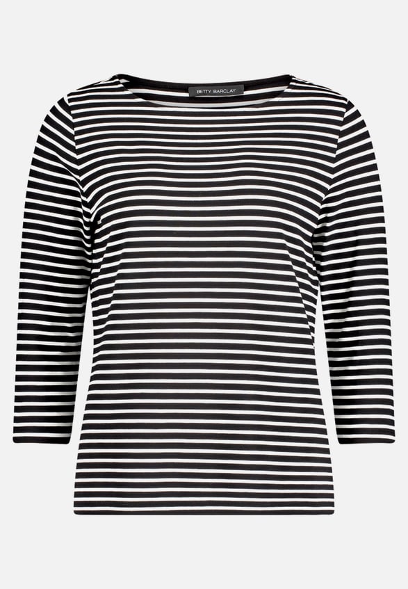 Basic Shirt mit Ringel / Vorderseite