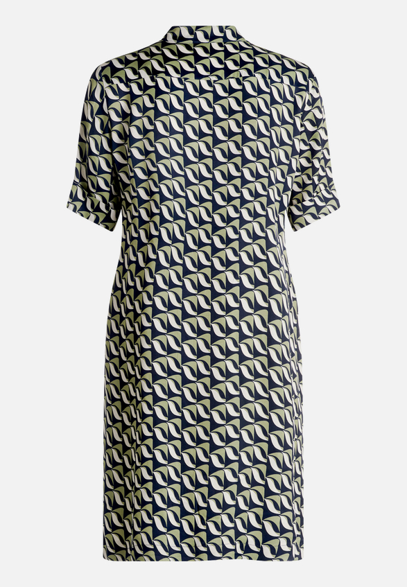 Hemdblusenkleid mit Aufdruck / Rückseite