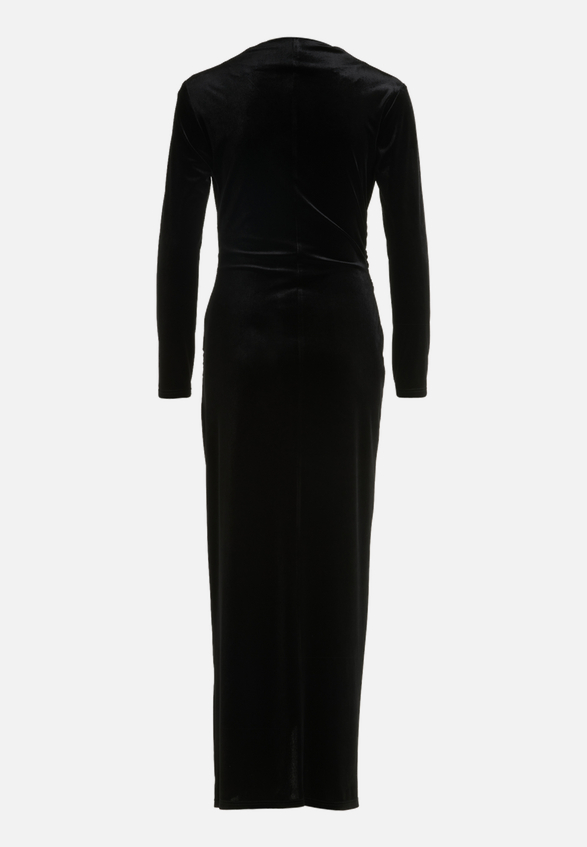 Abendkleid mit V-Ausschnitt / Rückseite