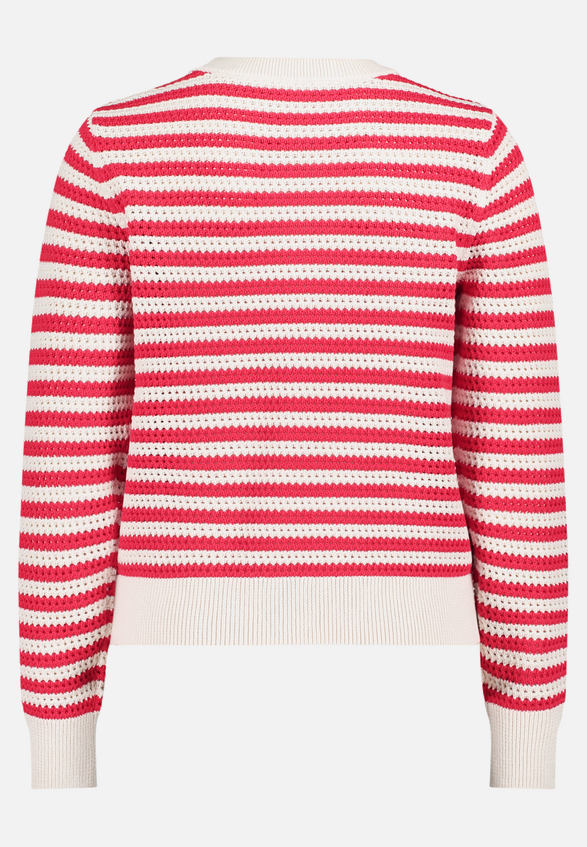 Strickpullover mit Struktur / Rückseite