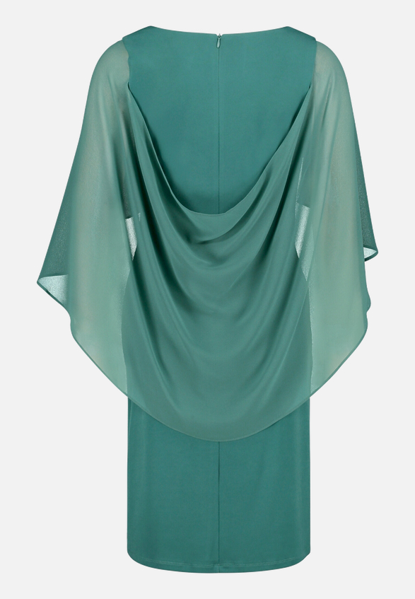 Cocktailkleid mit Raffung / Rückseite