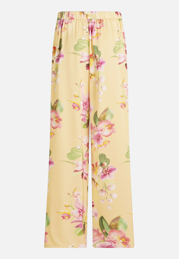 Marlene-Hose mit Blumenprint / Rückseite