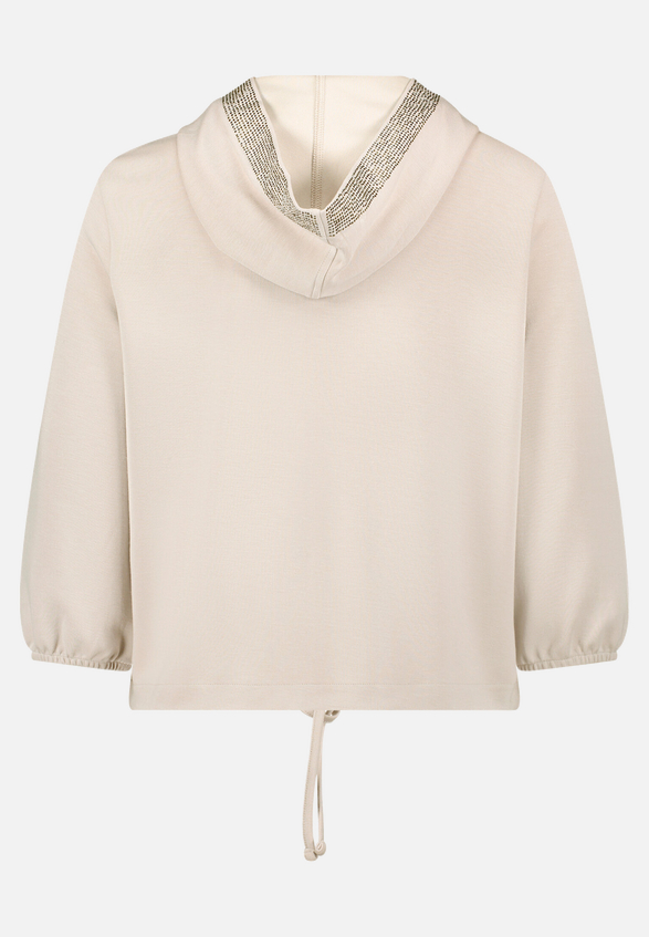 Shirtjacke mit Kapuze / Rückseite
