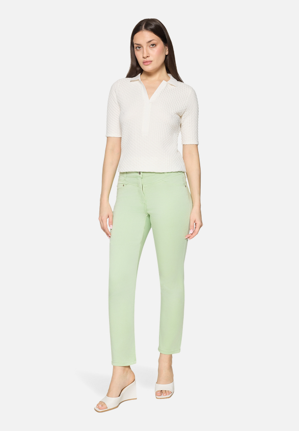 Casual-Hose  Style Sally Fashion / Modellfoto Vorderseite (Outfit)
