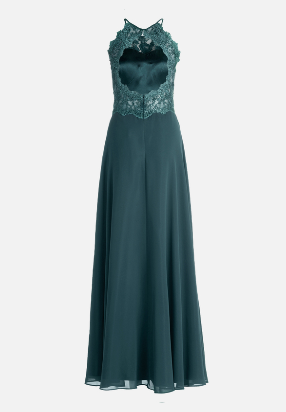 Abendkleid rückenfrei / Rückseite