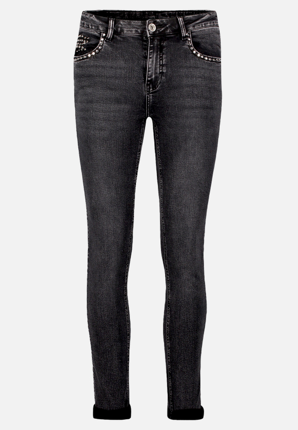 Basic-Jeans mit Waschung / Vorderseite