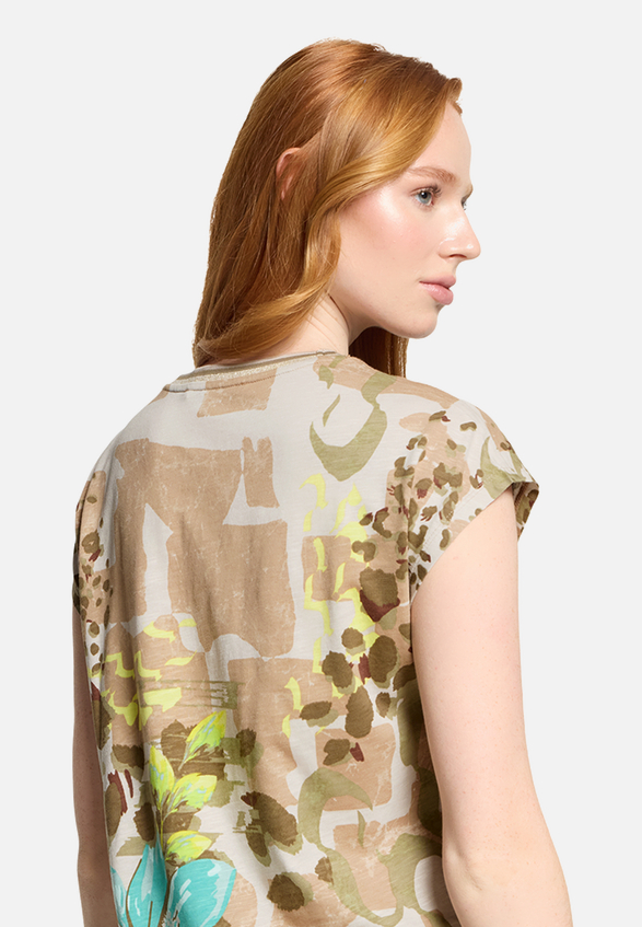 Printshirt mit Tunnelzug / Detailbild