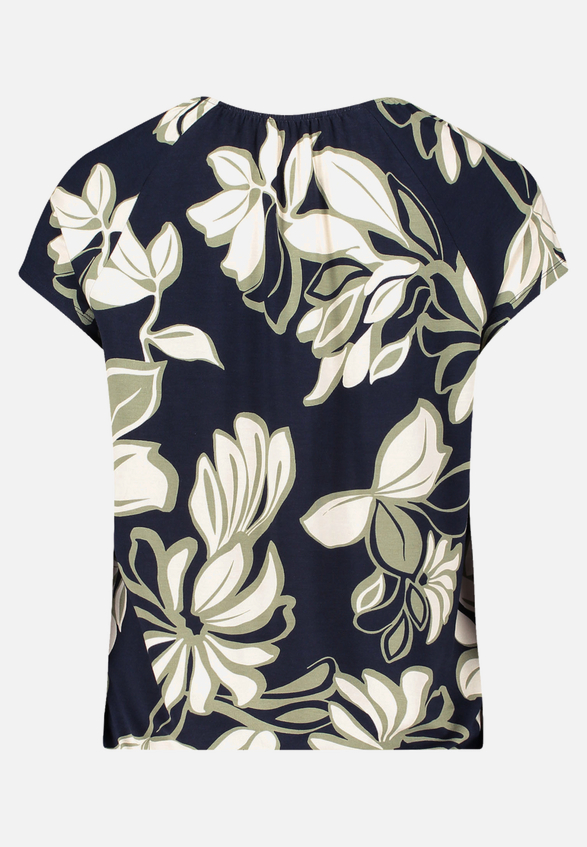 Printshirt mit Gummizug / Rückseite