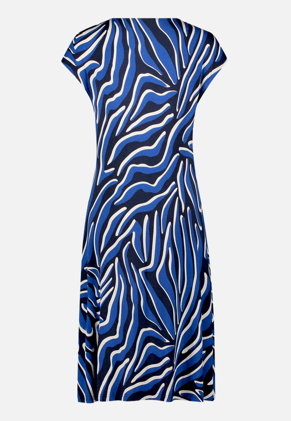 Jerseykleid mit Raffung / Rückseite