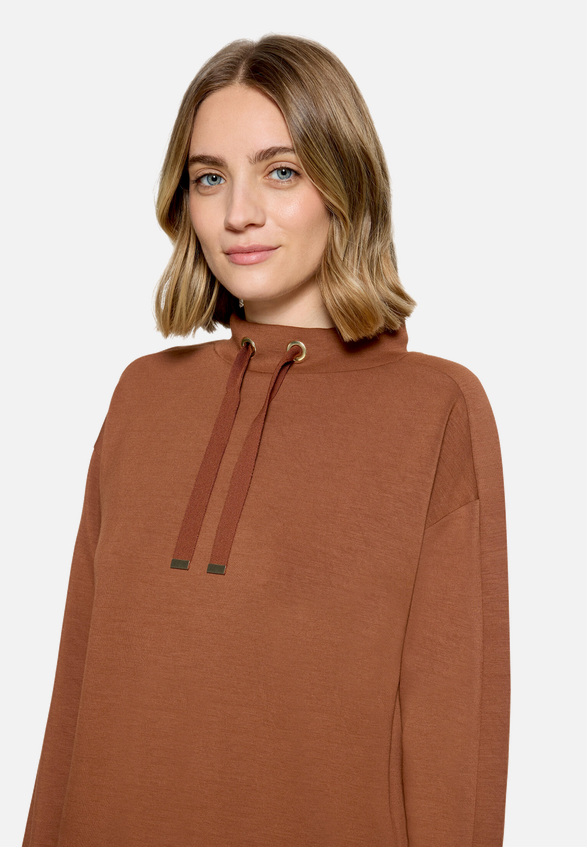 Sweatshirt mit Stehkragen / Detailbild