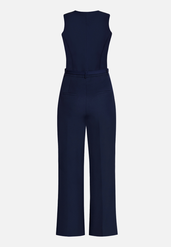 Jumpsuit mit Gürtel / Rückseite