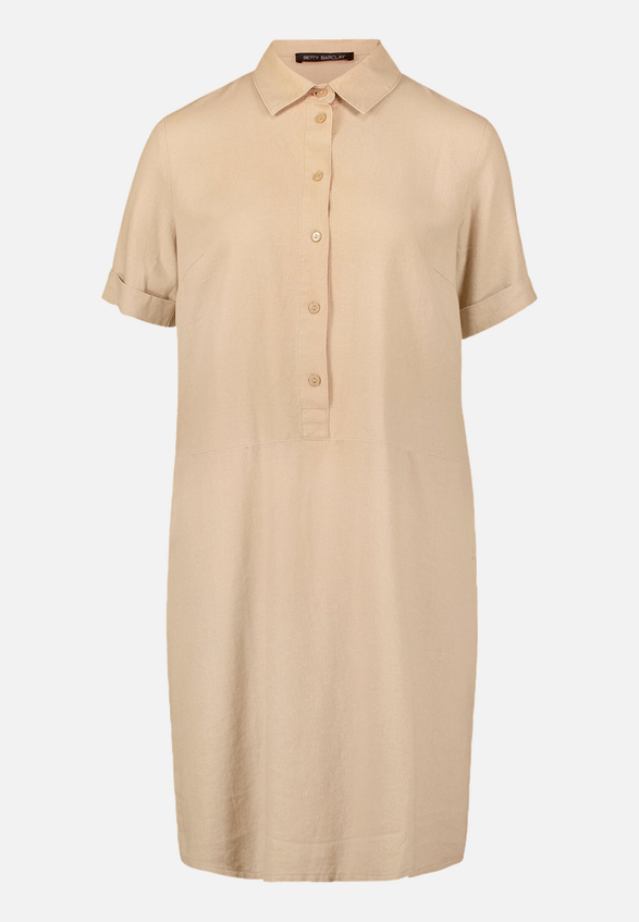 Leinenkleid mit Knopfleiste / Vorderseite