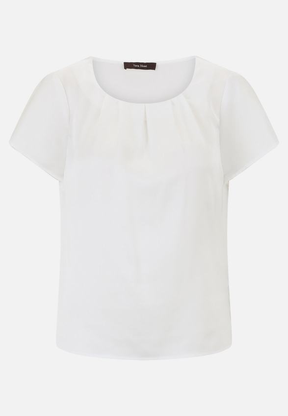 Satin-Bluse kurzarm / Vorderseite