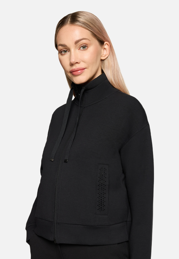 Shirtjacke mit Rippenstruktur / Detailbild