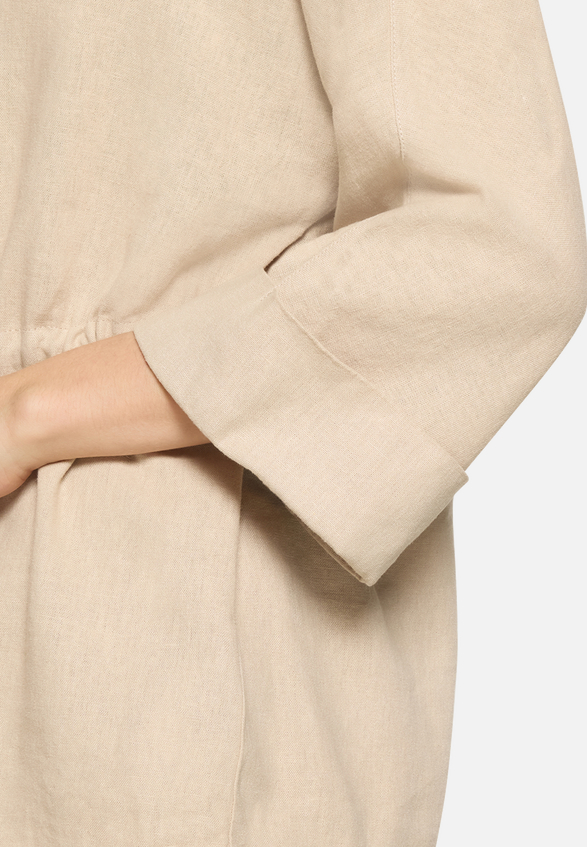 Leinenjacke mit Tunnelzug / Detailbild