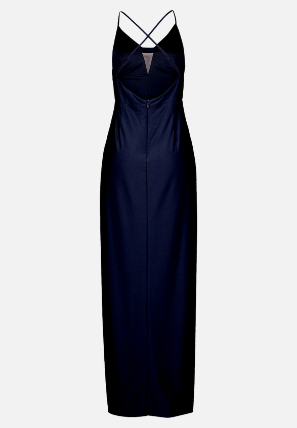 Abendkleid figurbetont / Rückseite