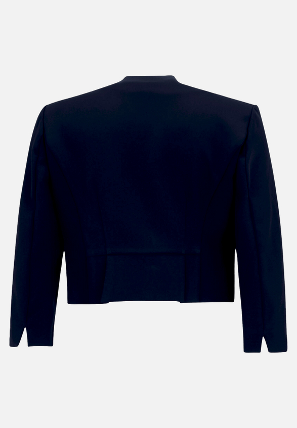 Bolero-Jacke mit Kellerfalten / Rückseite
