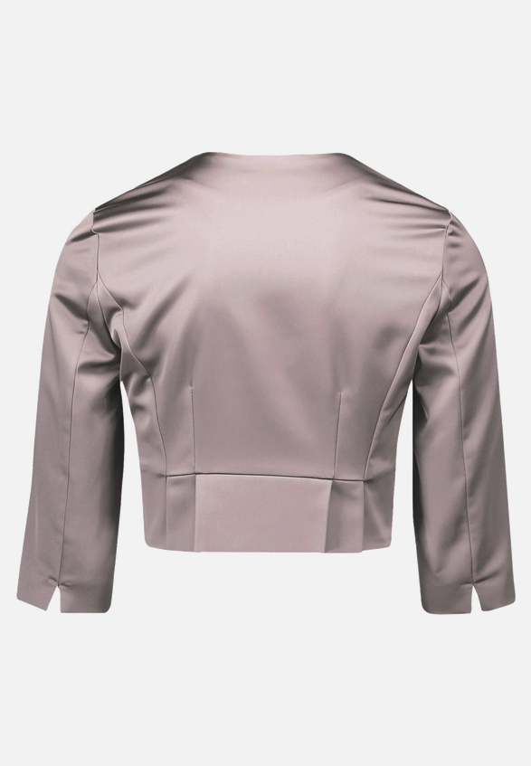 Bolero-Jacke mit Kellerfalten / Rückseite