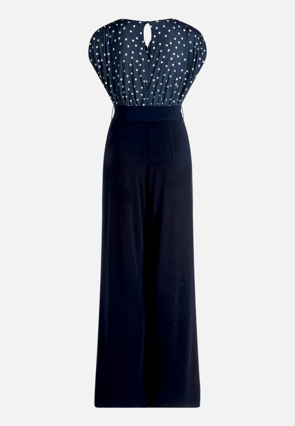 Jumpsuit mit Bundfalten / Rückseite