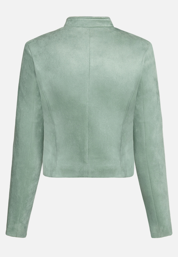 Bikerjacke mit Stehkragen / Rückseite
