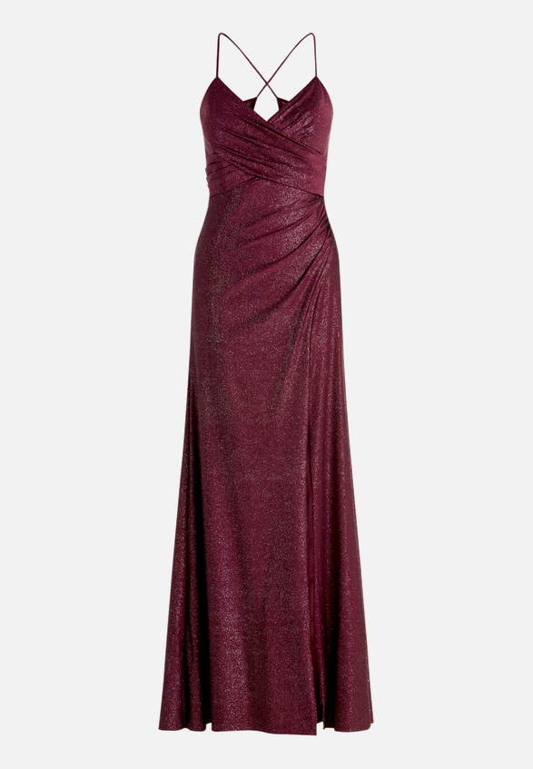 Abendkleid im Glitzer-Look / Vorderseite