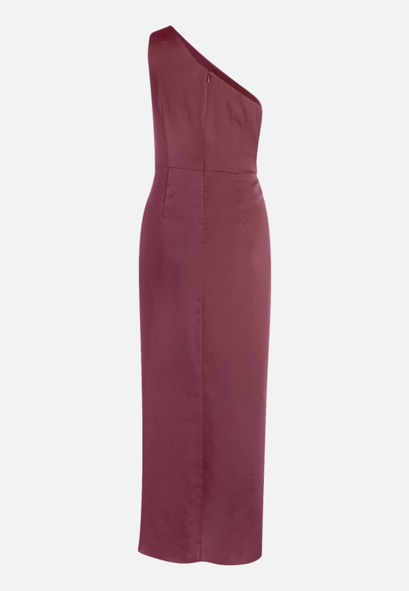 Abendkleid mit Raffung / Rückseite