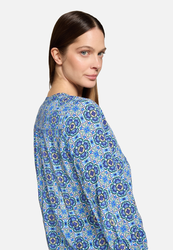 Casual-Bluse mit Muster / Detailbild