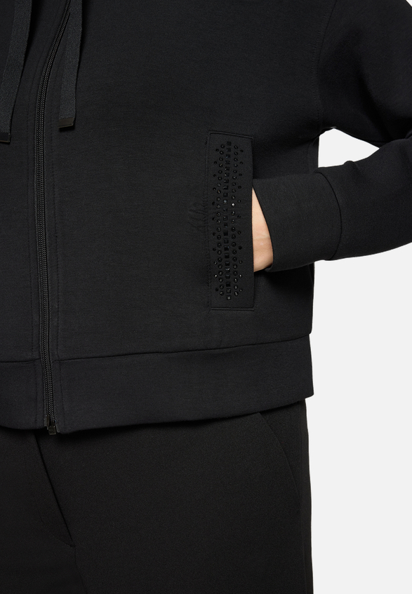 Shirtjacke mit Rippenstruktur / Detailbild