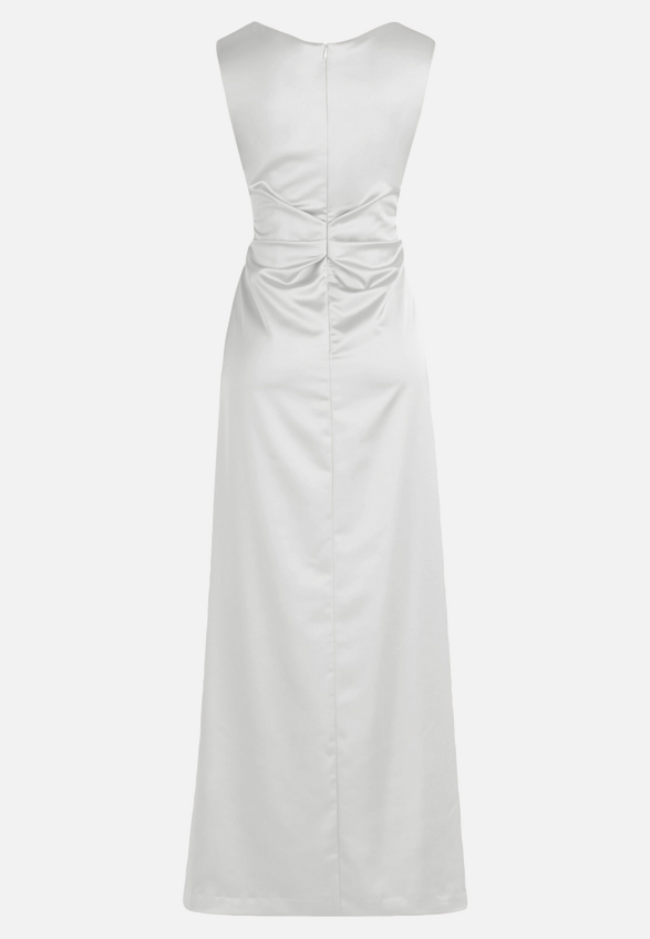 Abendkleid mit Raffung / Rückseite