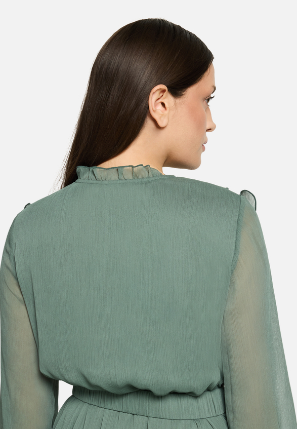Cocktailkleid mit Volant / Detailbild
