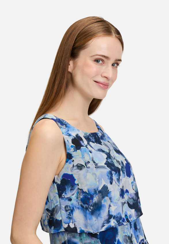 Cocktailkleid mit Volant / Detailbild