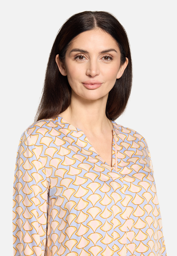 Casual-Bluse mit Muster / Detailbild