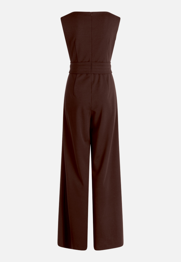 Jumpsuit mit weitem Bein / Rückseite