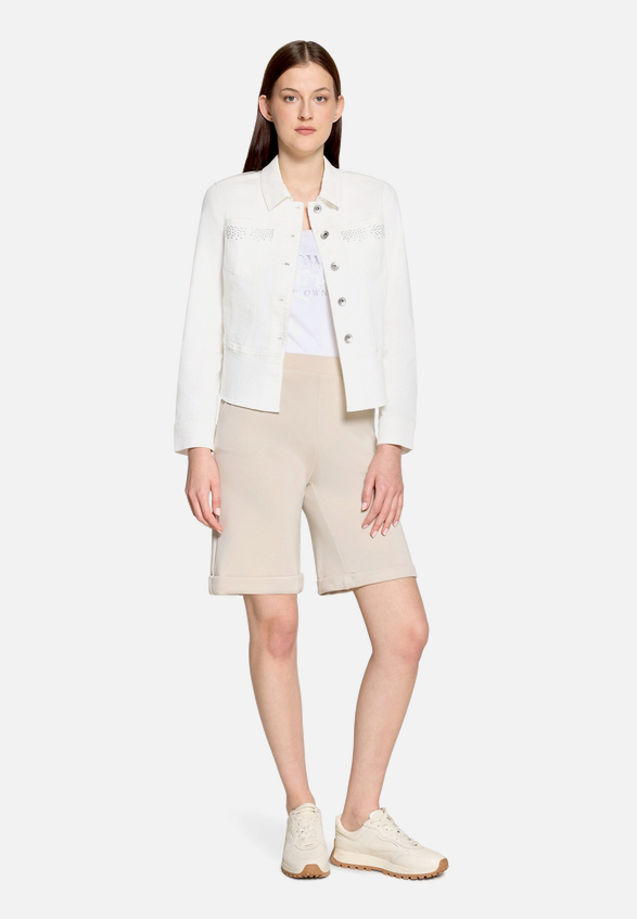 Blazer-Jacke langarm / Modellfoto Vorderseite (Outfit)