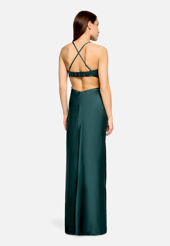 Cocktailkleid mit Cut-Outs / Modellfoto Rückseite
