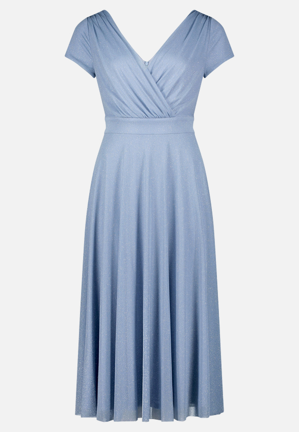 Cocktailkleid im Glitzer-Look / Vorderseite