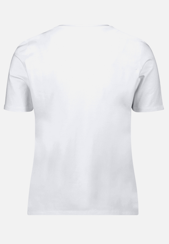 Basic Shirt mit Aufdruck / Rückseite