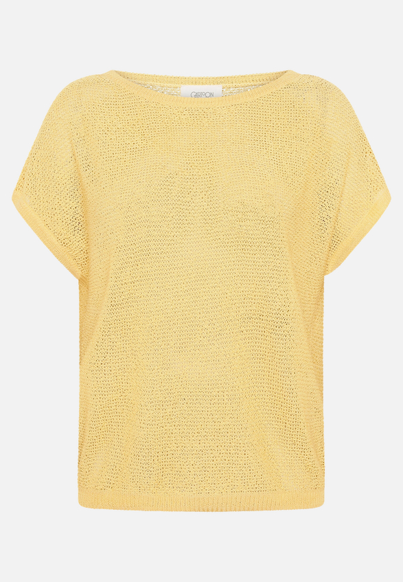 Strickpullover mit Rundhalsausschnitt / Vorderseite