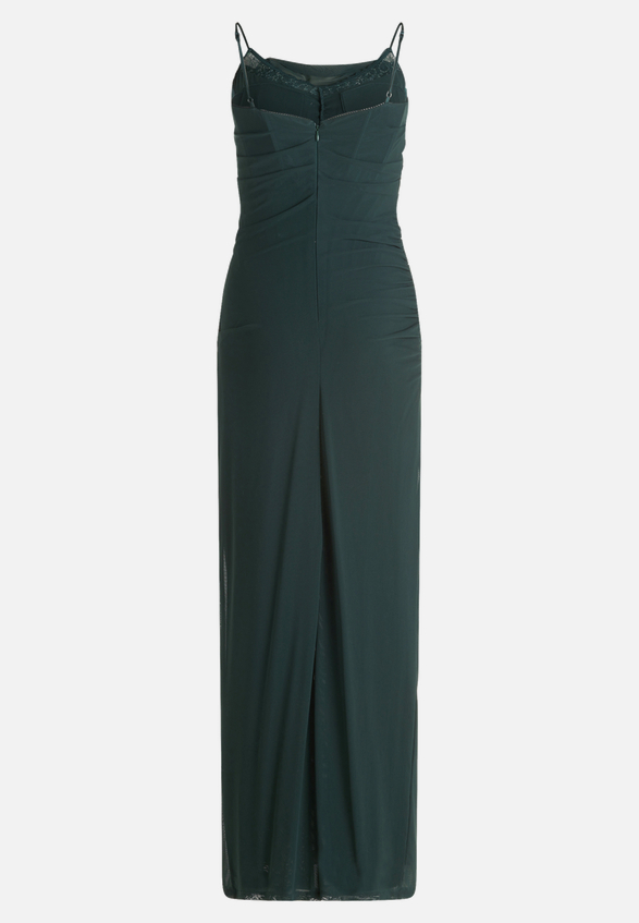 Abendkleid mit Spitzeneinsatz / Rückseite