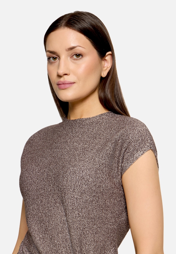 Kurzarm-Shirt mit Kragen / Detailbild