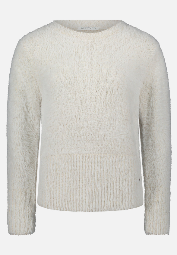 Strickpullover mit V-Ausschnitt / Vorderseite