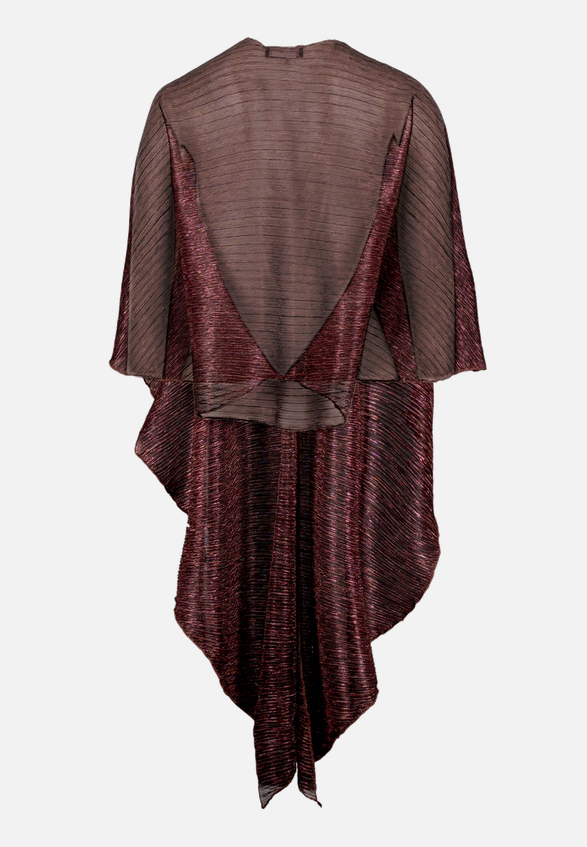 Cape im Glitzer-Look / Rückseite
