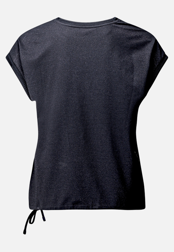 Print-Shirt  mit Tunnelzug  / Rückseite