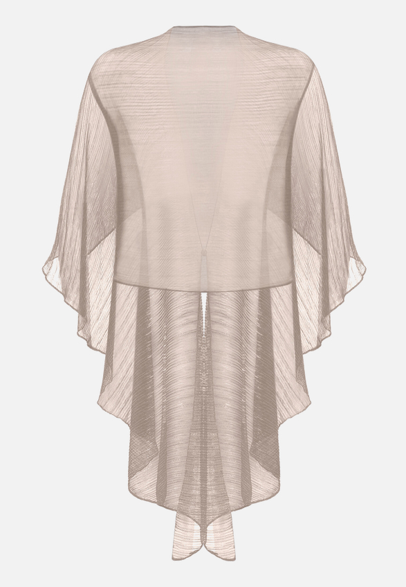 Cape im Glitzer-Look / Rückseite