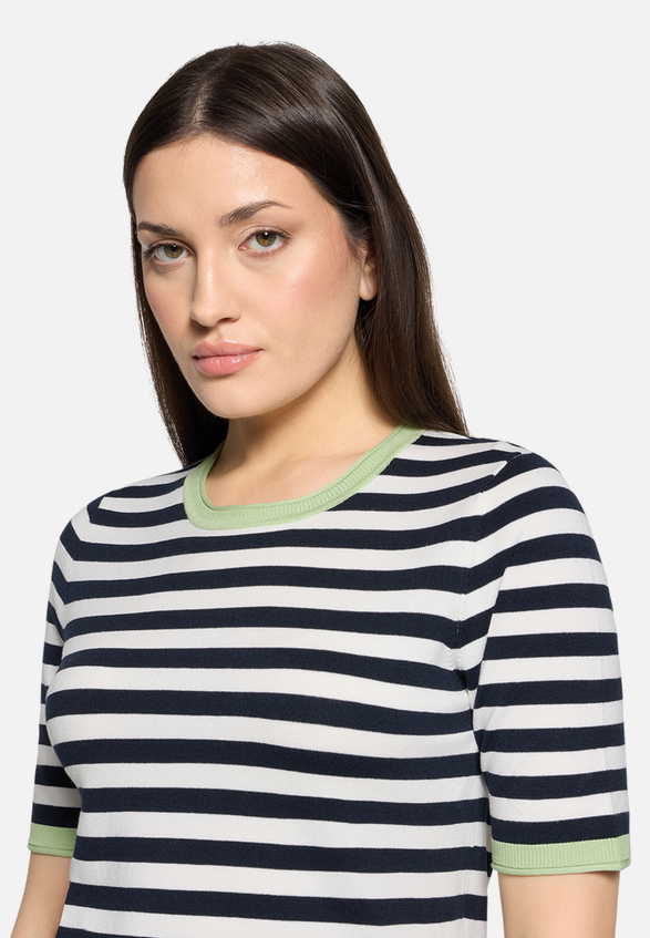 Basic-Pullover kurzarm / Detailbild