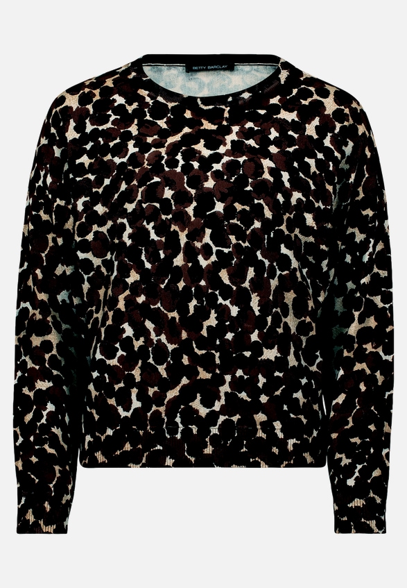 Feinstrickpullover mit Fledermausärmeln / Vorderseite