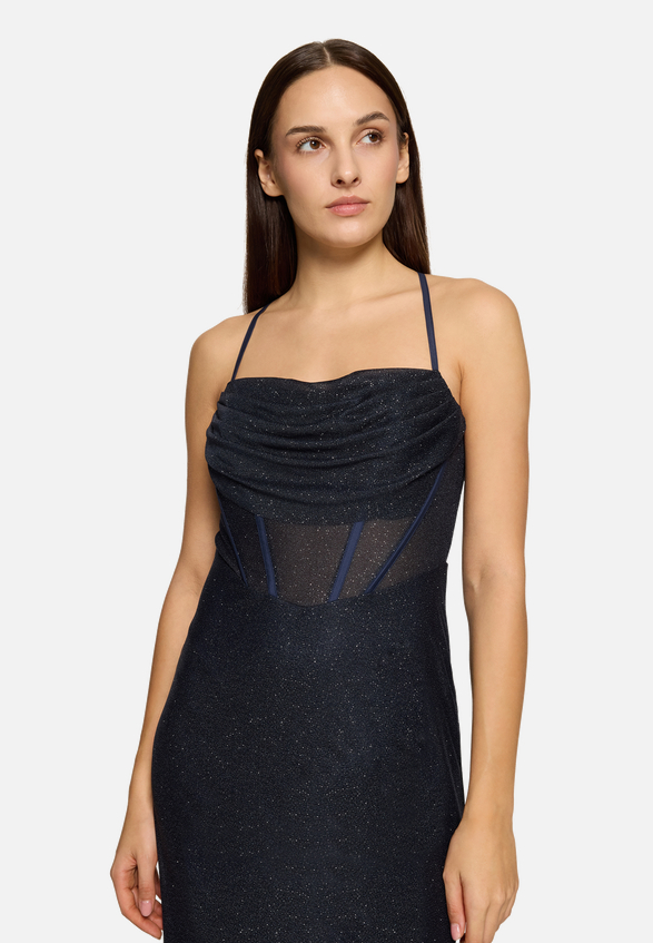Abendkleid im Glitzer-Look / Detailbild