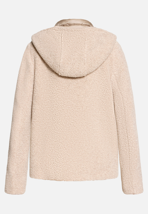 Wolljacke mit Kapuze / Rückseite
