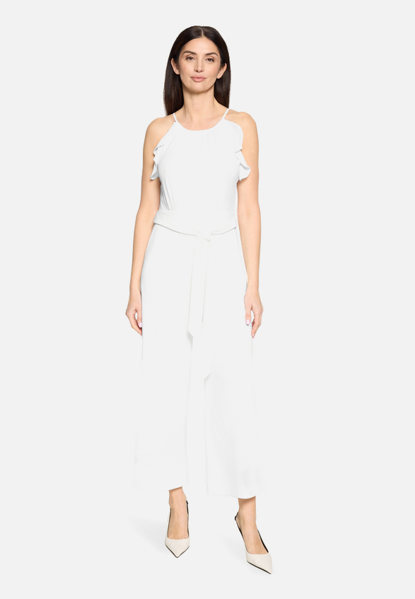 Jumpsuit mit Volant / Modellfoto Vorderseite